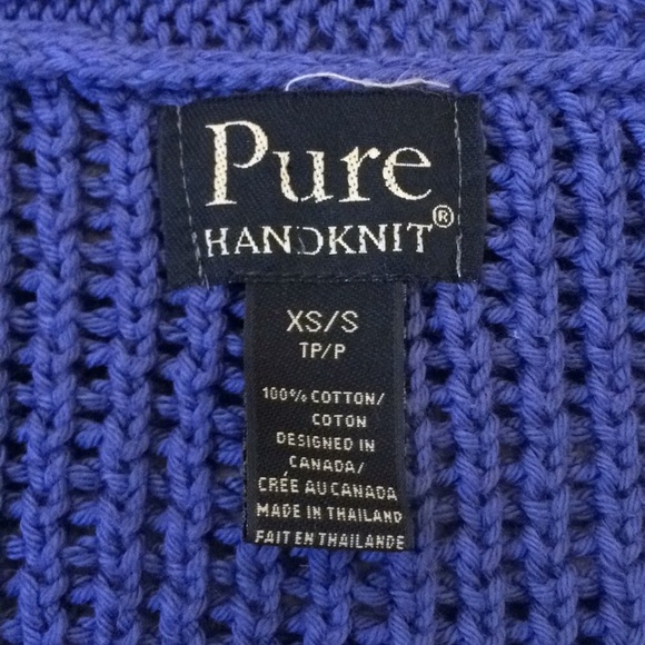 🌵 Pure Handknit Tie Dye Sweater Cardigan EUC - Picture 6 of 7